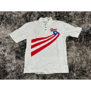 Tehama Coors Light Puerto Rico Men's Polo Shirt 3XL‎ White Graphic